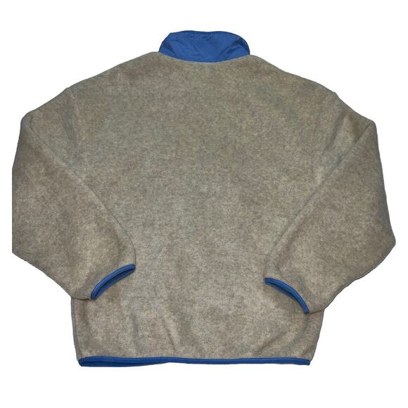 Patagonia Synchilla Fleece Unisex Jacket Size M Oatmeal Heather Blue Full Zip - Picture 13 of 16